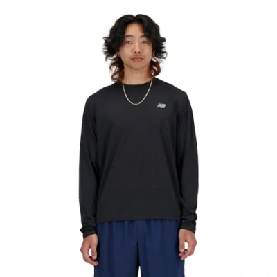 Image of New Balance Athletics RUN Long sleeved top, Men&#039;s, Size: Large, Black