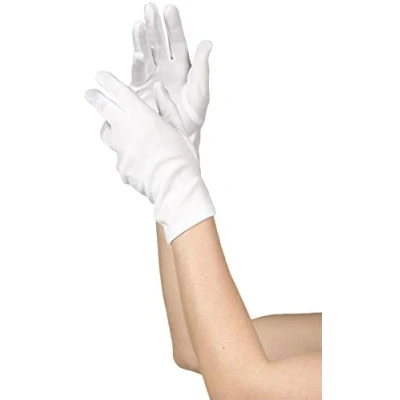 Image of amscan Children&#039;s Short White Gloves