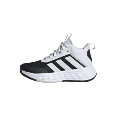 Image of adidas Performance Ownthegame 2.0 Unisex Basketball shoes for kids, Size: 10.5K, Core black/ftwr white/core black Textile/synthetics