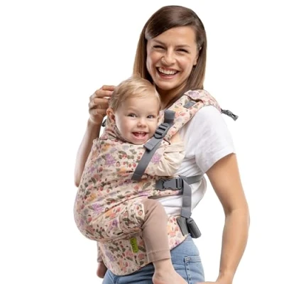 Image of Boba X Baby Carrier Newborn to Toddler Certified Hip Healthy Carriers &amp; Carrier, Micro Adjustable from Newborn, Petite Plus Size 7 45 lbs (Arcadia)