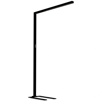 Image of Comfort LED Dimmable Task Floor Lamp Black 3000 5700K