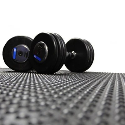 Image of 6’ x 4’ Rubber Gym Mats, Heavy Duty 10mm Thick Commercial Flooring
