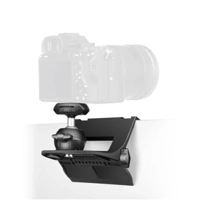 Image of RAUBAY Monitor Top Camera Mount Clamp, Hanging Webcam Stand with 1/4&quot; Screw, for Live Stream, Video Conferencing, YouTube, TikTok, etc. CM 01
