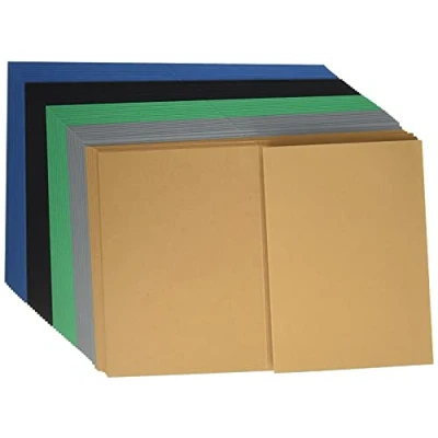 Image of Craft UK 2346 C6 Card and Envelope Pack of 50 Deep Colours