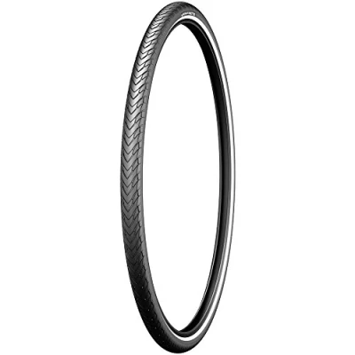 Image of MICHELIN Protek Rigide Copertura per Bicicletta Unisex Adulto, Nero/Reflex, 700x28