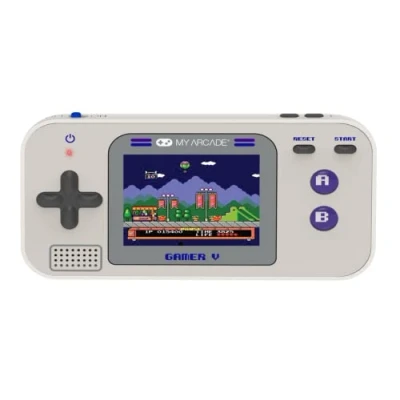 Image of My Arcade Gamer V Classic Purple: Portable Gaming System with 220 Games, 2.5&quot; Color Display, Pocket Size