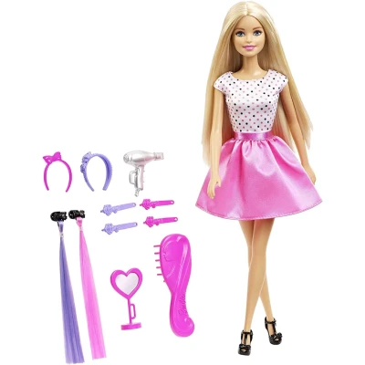Image of Barbie Doll with Hair Accessory
