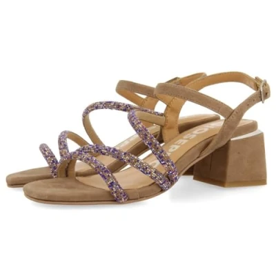 Image of Gioseppo Cakovec Ankle cuff sandals, Women&#039;s, Size: 4, Taupe shoes
