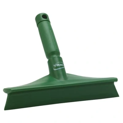 Image of Vikan 71252 Ultra Hygiene Table Squeegee w/Mini Handle, 245 mm, Green, Small