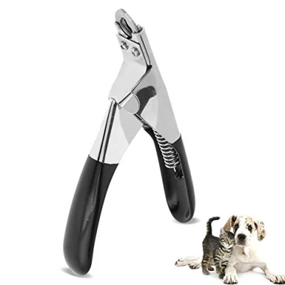 Image of Fdit Pet Dog Nail Clippers Dedicated Scissors Toe Claw Shear Trimmer Cutter for Small Animals (Black)