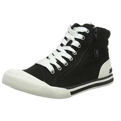 Image of Rocket Dog Womens/Ladies Jazzin High Top Trainer (5 UK) (Black)