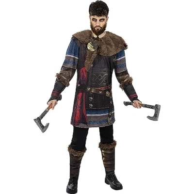 Image of Eivor Assassins Creed Valhalla Costume for man Video Games &amp; Films Series adults accessory fancy dress props Halloween carnival parties Size S M
