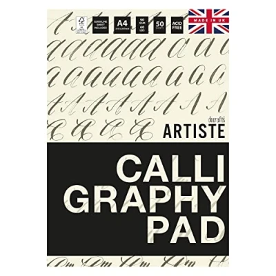 Image of Artiste A4 Calligraphy Practice Pad 90gsm 50 Sheets