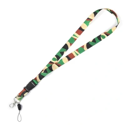 Image of Camouflage Camo Lanyard Detachable Neck Strap for ID Card Badge Holder Swivel Metal Lobster Clip Keys Key Ring (Pack Of 10)