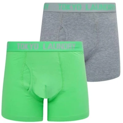 Image of Tokyo Laundry Men&#039;s 2 Pack Stretch Cotton Boxer Shorts