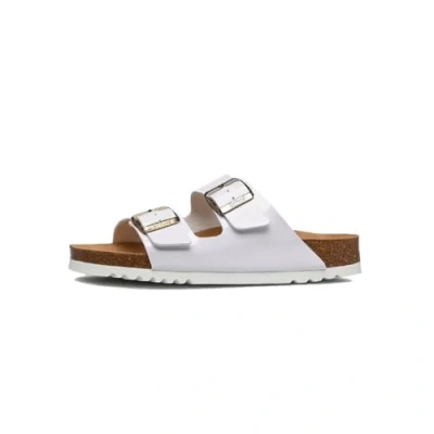 Image of Scholl Women&#039;s Josephine Sandal, White, 6.5 UK