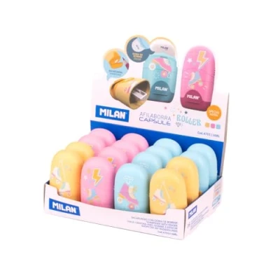 Image of MILAN® Display Box 16 sharpeners Capsule Special Series Roller