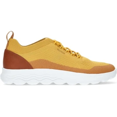 Image of Geox Men&#039;s Spherica U Sneakers, Beige Ocher, 11 UK