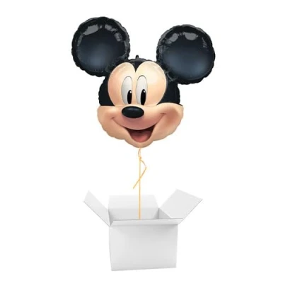 Image of Mickey Mouse Forever Helium Foil Giant Balloon Inflated in a Box