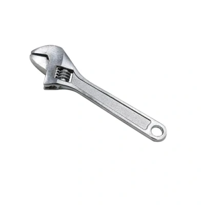 Image of Vogueing Tool Small Spanner 4 Inch 100MM Adjustable Non Slip Mini Jaw Wrench for Repair &amp; Maintenance Silver