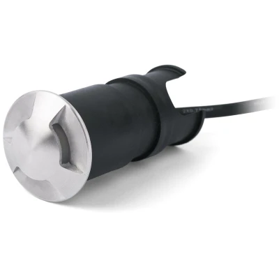 Image of Faro Lighting Kane Led Recessed Outdoor Ground Light Matt Nickel IP67 Three Direction