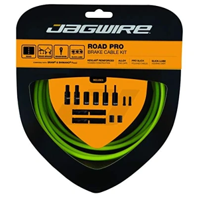 Image of Jagwire PCK202 Organic Green Road Pro Brake Kit, Shimano/SRAM