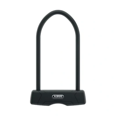 Image of ABUS U lock Granit 460 + SH B bracket bicycle with 12 mm round shackle and reversible key security level 9 300 height