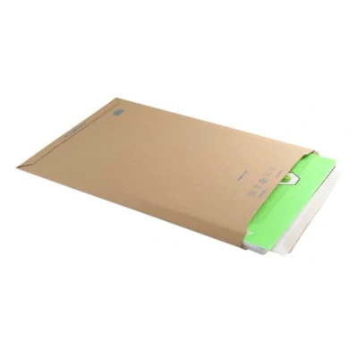 Image of Blake Purely Packaging 280 x 200 mm Corrugated Envelopes Plastic Free Recycled Peel &amp; Seal Tamper Evident (PCE19) Brown Kraft Pack of 100