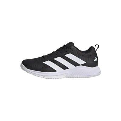 Image of adidas Men&#039;s Court Team Bounce 2.0 Shoes, Core Black/Cloud White/Core Black, 7.5 UK