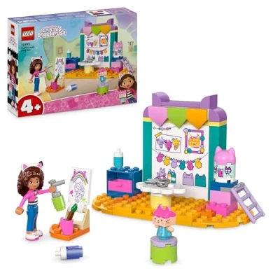 Image of LEGO Gabby’s Dollhouse Crafting with Baby Box Toy for 4 Plus Year Old Kids, Girls &amp; Boys, Preschool Learning Toys Imaginative play, Birthday Gift Idea 10795