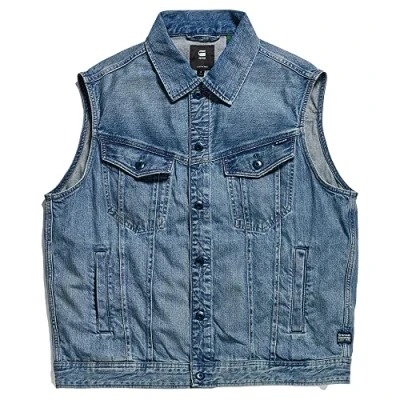 Image of G Star Women&#039;s Oversized Denim Vest, blue (sun faded air force D22581 B988 C947), XXL