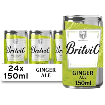 Image of Britvic Ginger Ale, 24 x 150ml Can