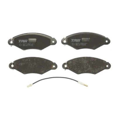 Image of 4106000QAF, 4106000QAG Brake pad set TRW COTEC GDB1402 incl. wear warning contact RENAULT: Kangoo I, I Express