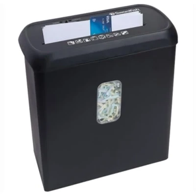 Image of Swordfish 40357&quot;600XC P4&quot; Cross Cut Paper/Document Shredder,Black