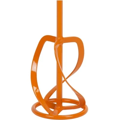 Image of REFINA MR3 160mm Mixing Paddle for Plaster, Render, Mortar &amp; Adhesive 600mm M14 Threaded Shaft Drill Mixer Attachment German Made Left Hand Spiral 30 100L Materials