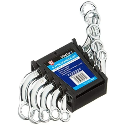 Image of BlueSpot Metric S Type Spanner Set 10 19mm (5 Pieces)