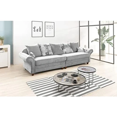Image of MK Sofas 4 seater Sofa A Modern &amp; Luxurious For Living Room four Premium Quality Furniture Drawing Room, Bedroom Office