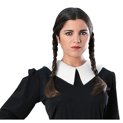 Image of Rubie&#039;s 50872 Wednesday Wig Fancy Dress, Adult