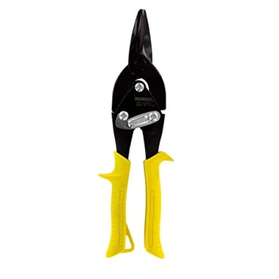 Image of Midwest Blackout Series Aviation Snip Straight Cut Regular Tin Cutting Shears with Forged Blade &amp; KUSH&#039;N Power Comfort Grips MWT 6716SO