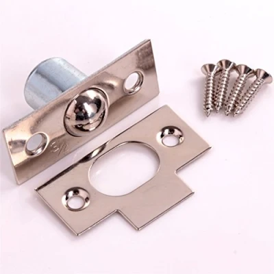 Image of Nickel Bales Tubular Ball Cupboard Cabinet Door Catch 19mm