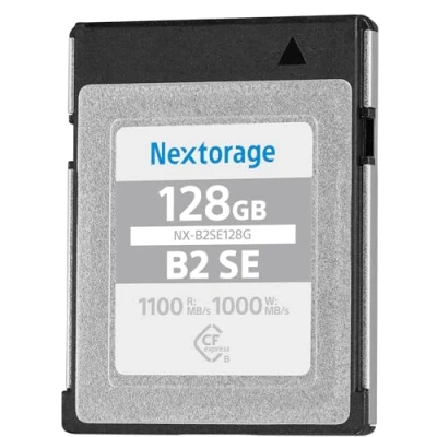 Image of Nextorage CFexpress Type B 128GB Japanese brand Max write 1000MB/s read speed 1100MB/s NX B2SE512G memory card