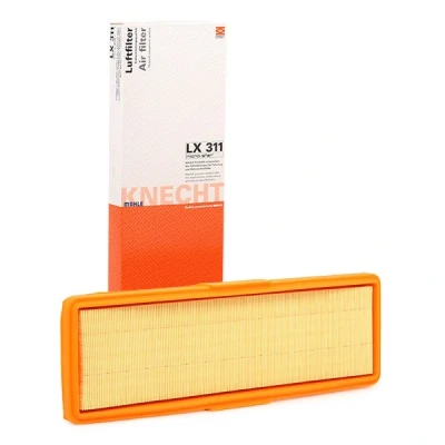 Image of 92811018500, 92811018501, 92811018502, 92811018503 Air Filter MAHLE ORIGINAL LX 311 37,5mm 161mm 520,0mm Insert PORSCHE: 928 Coupe