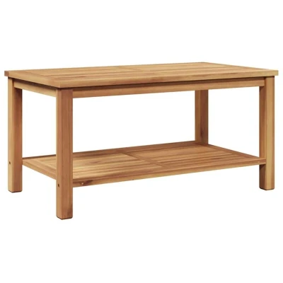 Image of Coffee Table Brown 90 x 50 45 cm Solid teak wood vidaXL