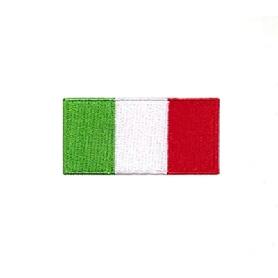 Image of Italy National Country Flag Iron Sew on Embroidered Patch