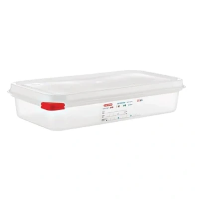 Image of Araven 03352 PP Food Container with Lid, GN 1/3, 2.5 L, 65 mm Handle (Pack of 4)