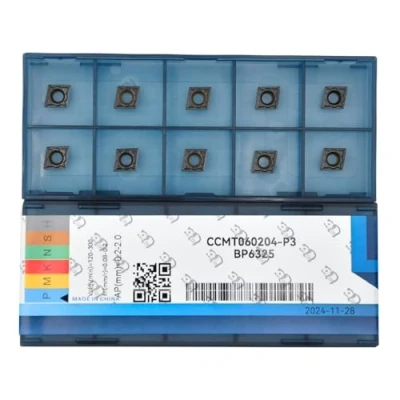 Image of CDBP Ccmt 21.51 Ccmt060204 Carbide Indexable Inserts Turning Tools for Lathe and Milling, 10 pcs
