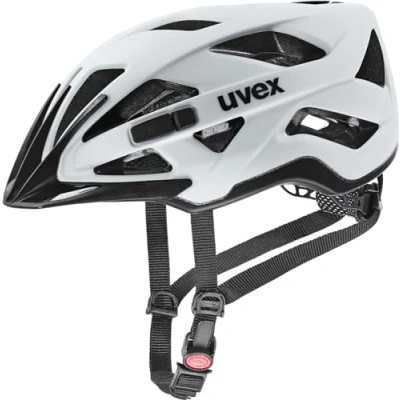 Image of uvex Active cc Secure All Round Bike Helmet for Men &amp; Women Individual Fit Upgradeable with an LED Light Papyrus Matt 56 60 cm