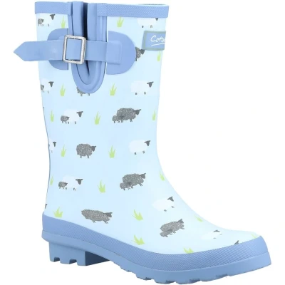 Image of Cotswold Farmyard Waterproof Womens Blue Size UK 7