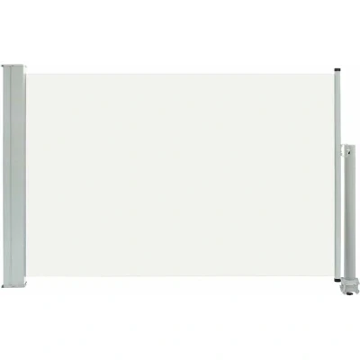 Image of vidaXL Patio Retractable Side Awning 60x300 cm Cream