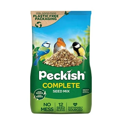 Image of Peckish 60051333 Complete Seed and Nut Mix for Wild Birds, Green,3.5kg
